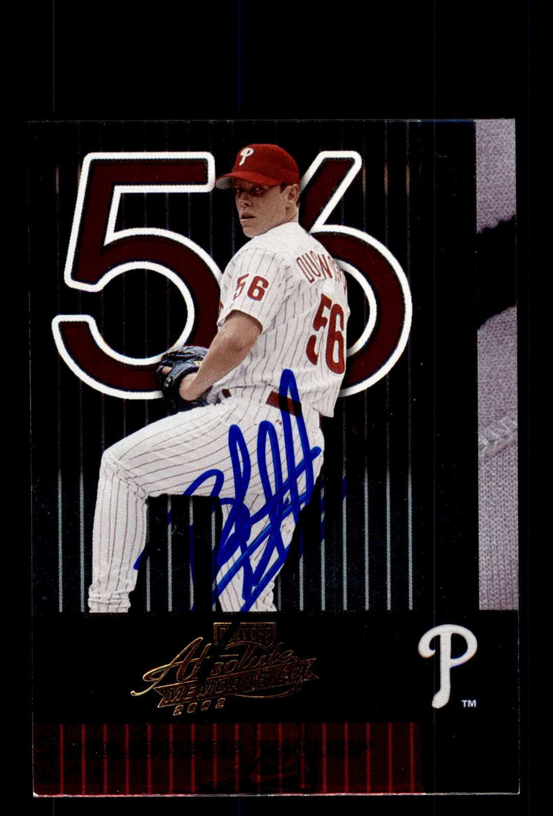 Signed Baseball Card Auto Brandon Duckworth 2002 Playoff Absolute #114 Phillies