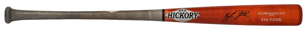 Kyle Tucker Signed Old Hickory Game Model Brown Baseball Bat - (Beckett COA)