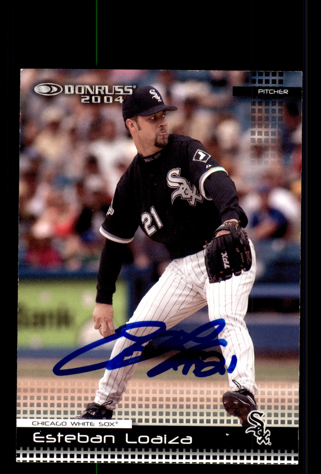 Signed Baseball Card Auto Esteban Loaiza 2004 Donruss #101 Chicago White Sox