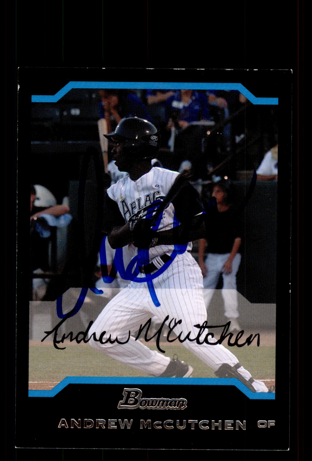 Signed Baseball Card Auto Andrew McCutchen 2004 Bowman #AFL5 Aflac RC