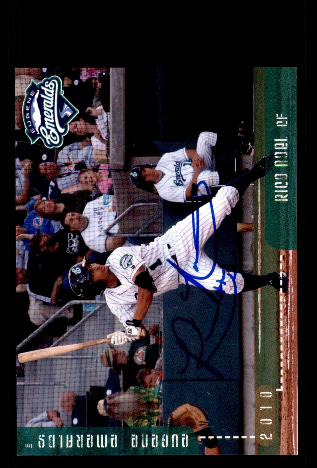 Signed Baseball Card Auto Rico Noel 2010 Grandstand Eugene Emeralds