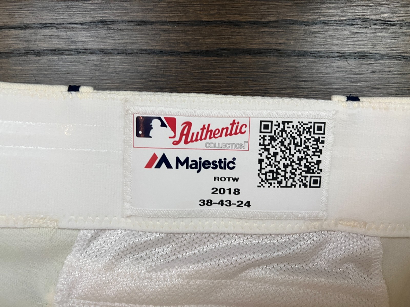 2018 GAME ISSUED MAJESTIC BASEBALL PANTS TBTC KANSAS CITY ROYALS SIZE 38-43-24