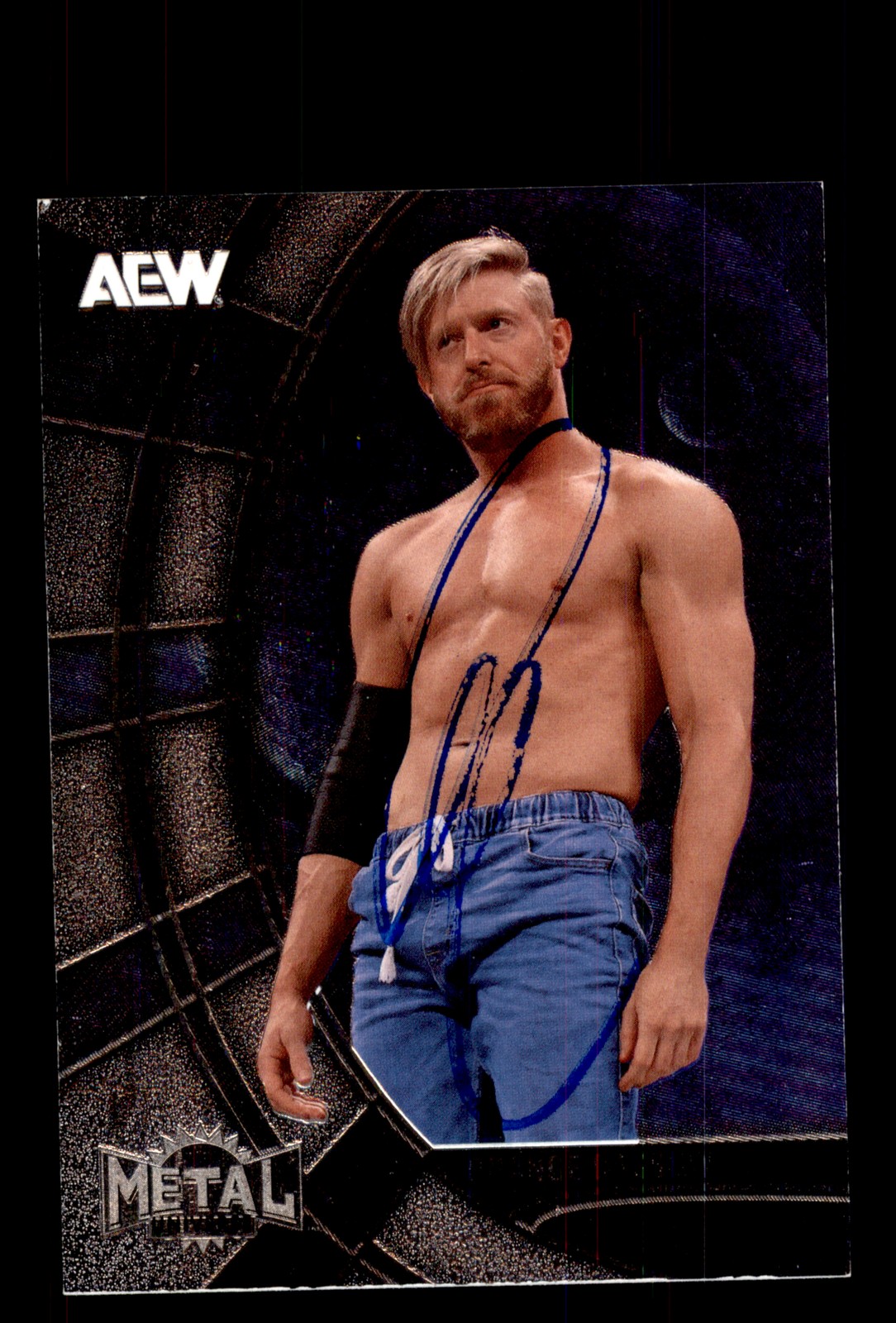 Signed AEW Card Auto Orange Cassidy 2025 SkyBox Metal Universe AEW #78