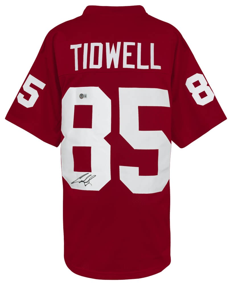 CUBA GOODING JR SIGNED RED ‘TIDWELL’ CUSTOM FOOTBALL JERSEY – (BECKETT COA) COLLECTIBLE MEMORABILIA