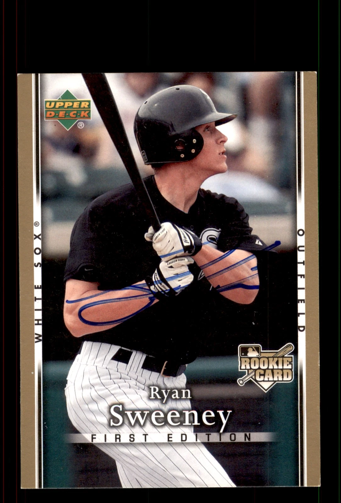 Signed Baseball Card Auto Ryan Sweeney 2007 Upper Deck First Edition #11