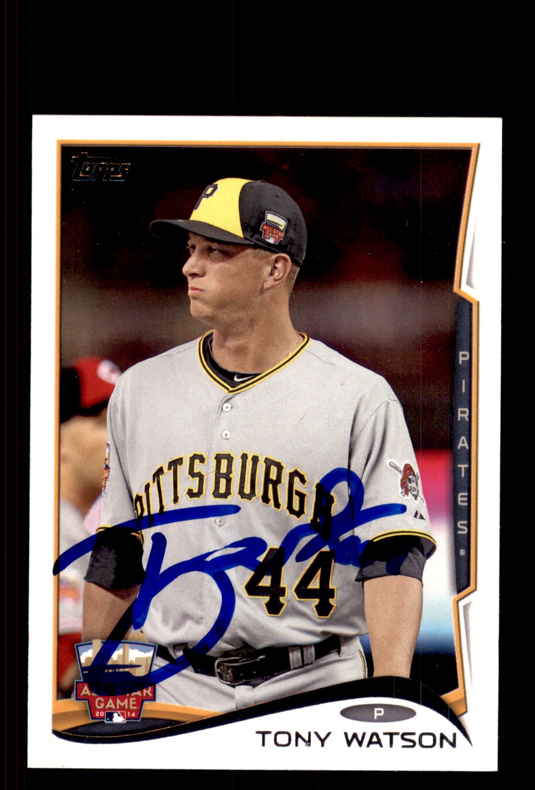 Signed Baseball Card Auto Tony Watson 2014 Topps #US-247 Pittsburgh Pirates