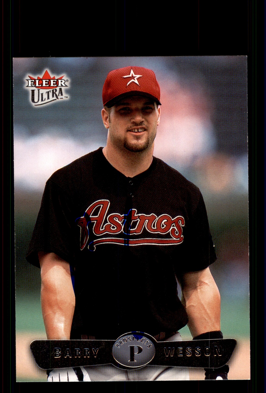 Signed Baseball Card Auto Barry Wesson 2003 Ultra #227 Houston Astros