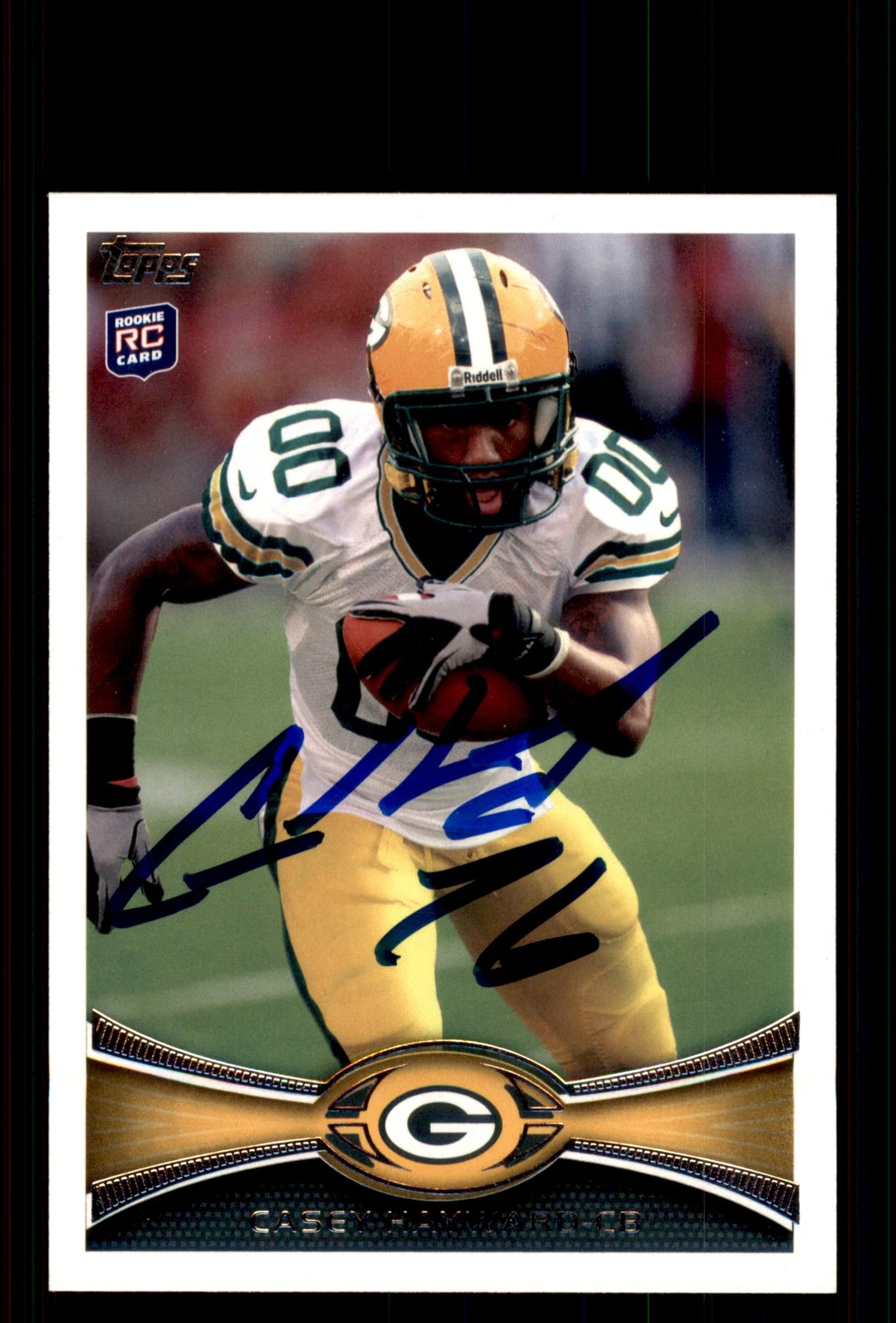 Signed Football Card Auto Casey Hayward 2012 Topps #179 Green Bay Packers