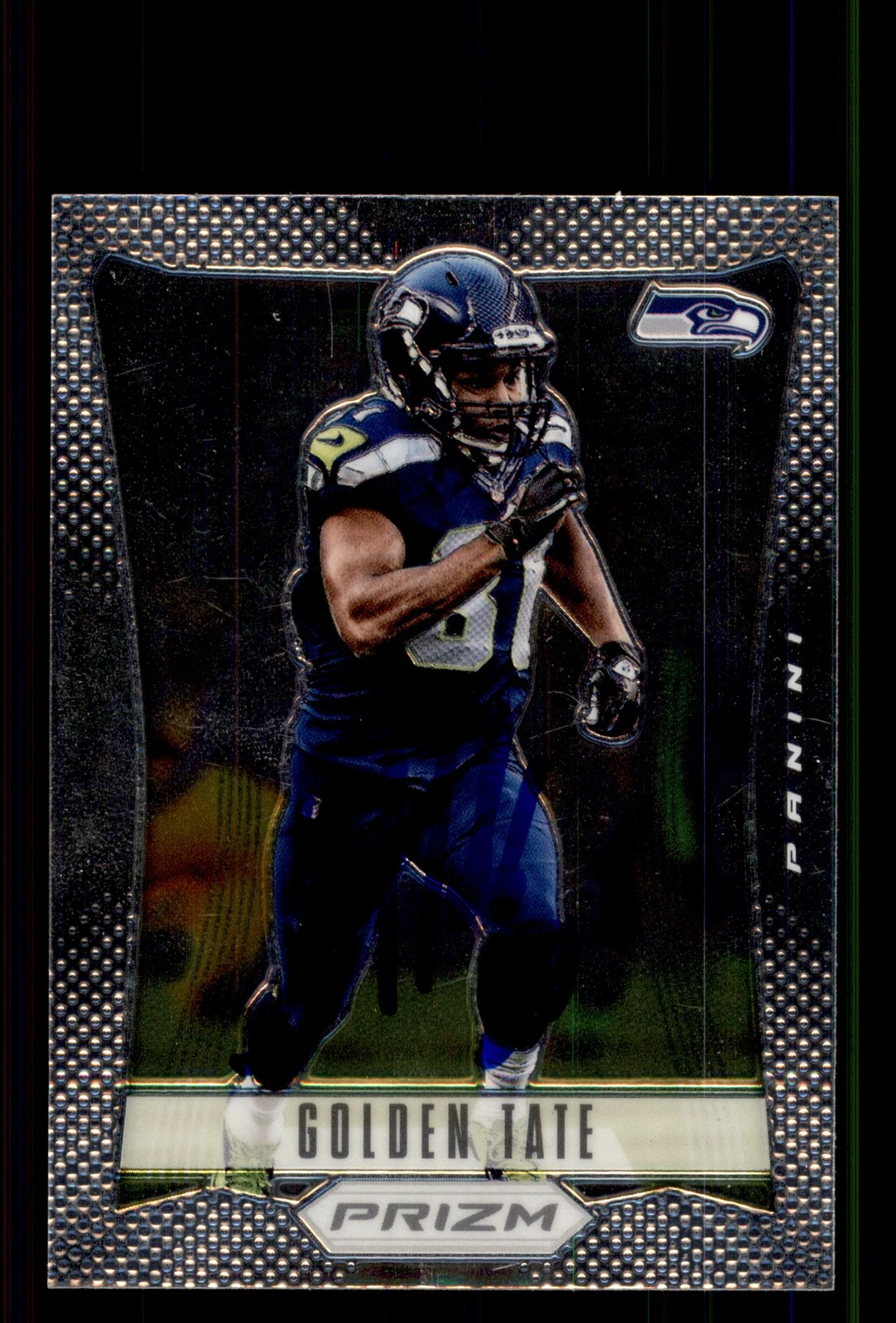 Signed Football Card Auto Golden Tate 2012 Panini Prizm #171 Seattle Seahawks