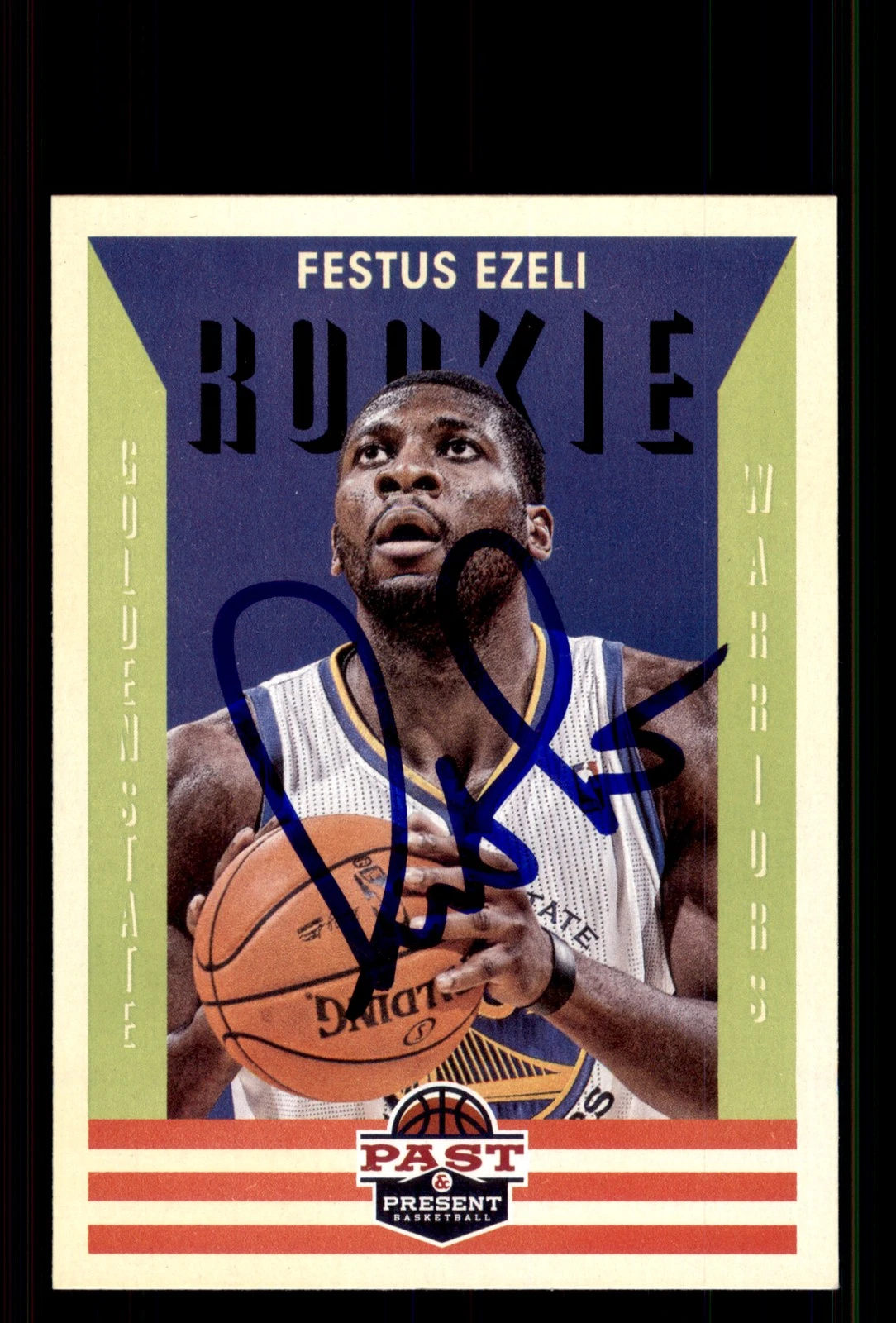 Signed Basketball Card Auto Festus Ezeli 2012-13 Panini Past & Present #156