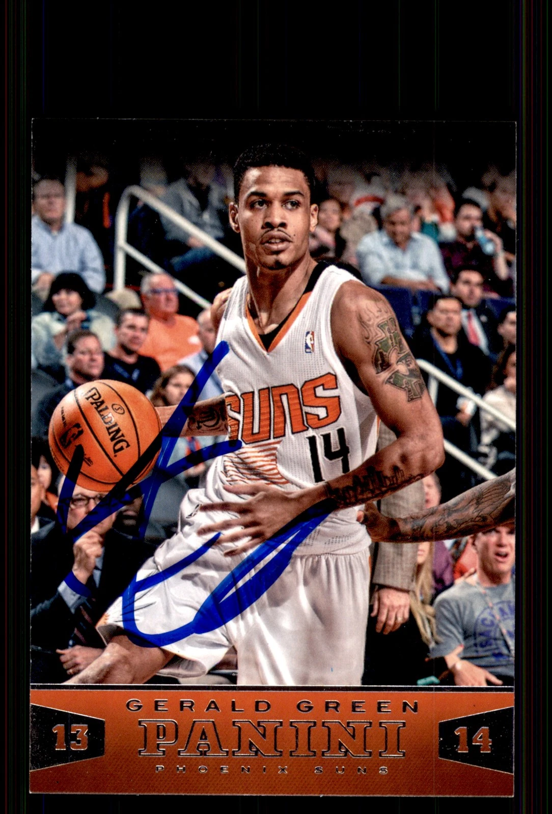 Signed Basketball Card Auto Gerald Green 2013-14 Panini #148 Phoenix Suns