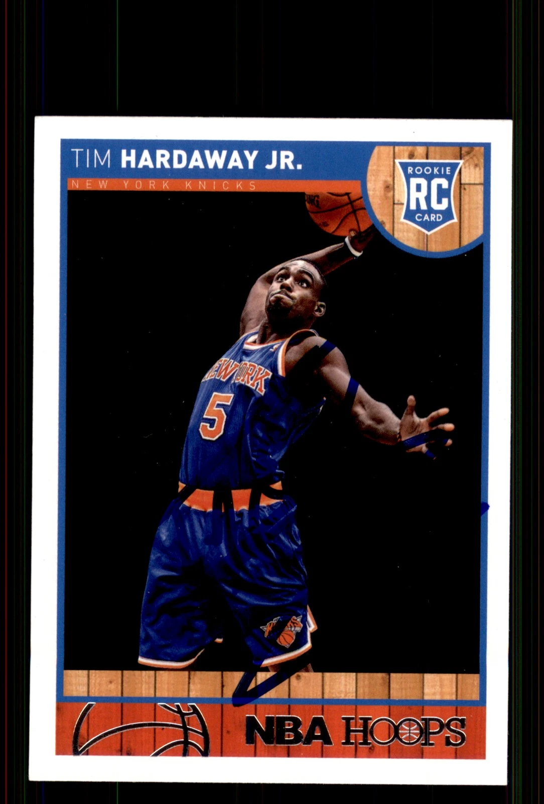 Signed Basketball Card Auto Tim Hardaway Jr. 2013-14 Hoops #284 New York Knicks