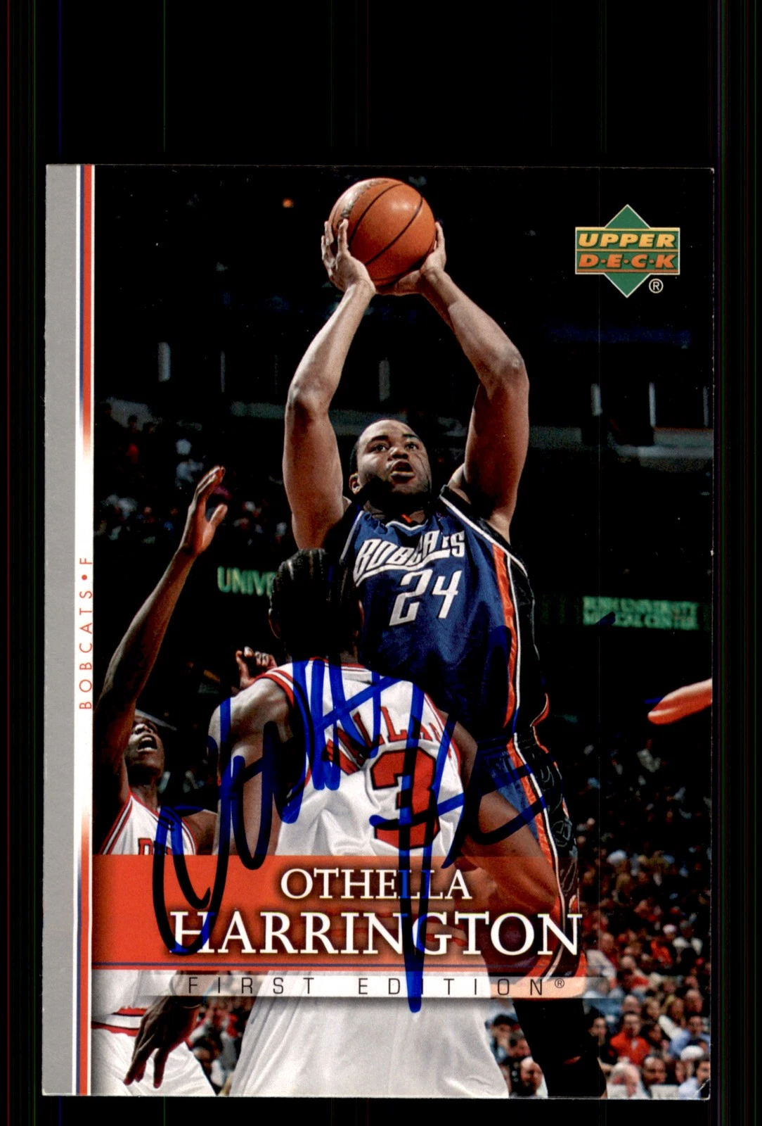 Signed Basketball Card Auto Othella Harrington 2007-08 Upper Deck First Edition
