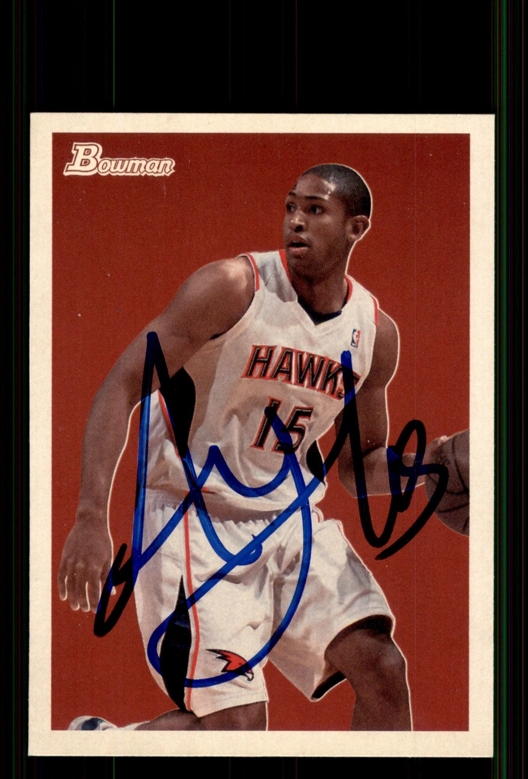 Signed Basketball Card Auto Al Horford 2009-10 Bowman 48 #1 Atlanta Hawks
