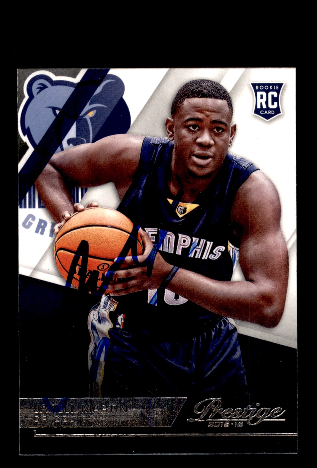 Signed Basketball Card Auto Jarell Martin 2015-16 Panini Prestige #238 Grizzlies