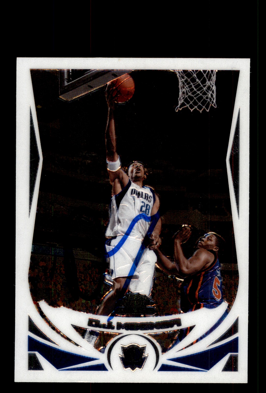 Signed Basketball Card Auto D.J. Mbenga 2004-05 Topps Chrome #207 Mavericks