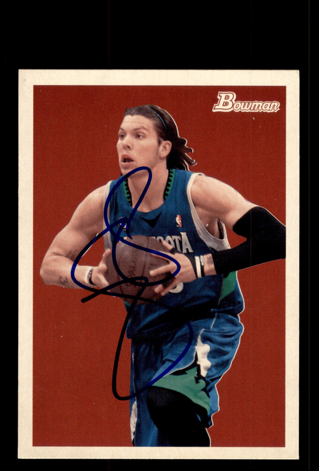 Signed Basketball Card Auto Mike Miller 2009-10 Bowman 48 #47 Timberwolves