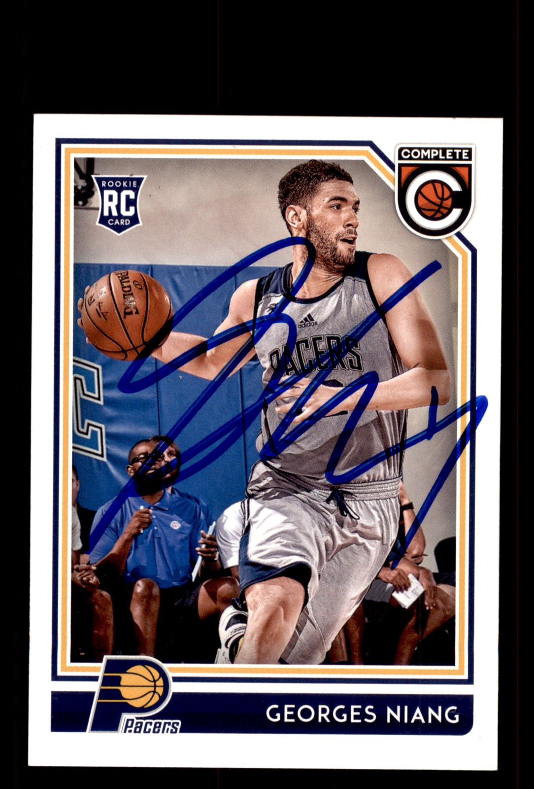 Signed Basketball Card Auto Georges Niang 2016-17 Panini Complete #241 Pacers