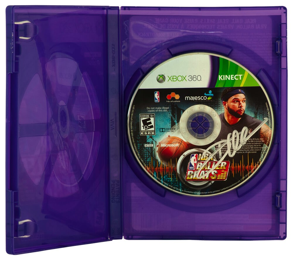 Deron Williams Signed NBA Baller Beats Xbox 360 Kinect Video Game Disc -(SS COA)