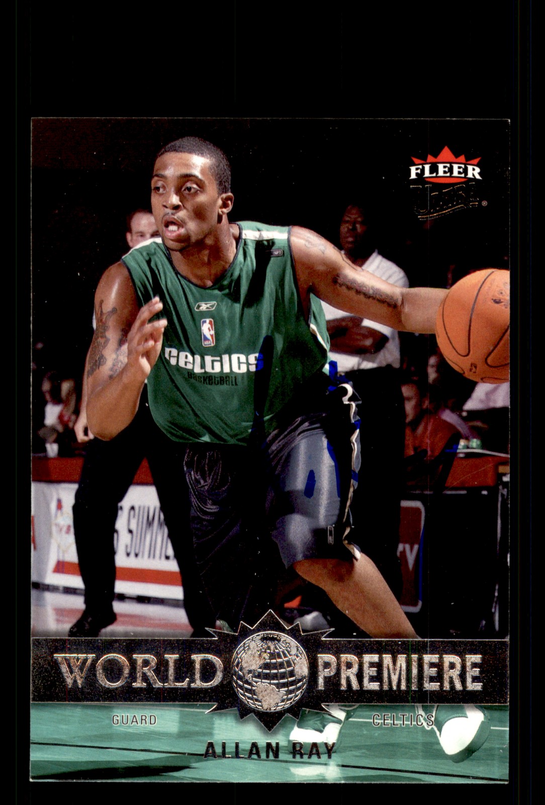 Signed Basketball Card Auto Allan Ray 2006-07 Ultra #215 Boston Celtics