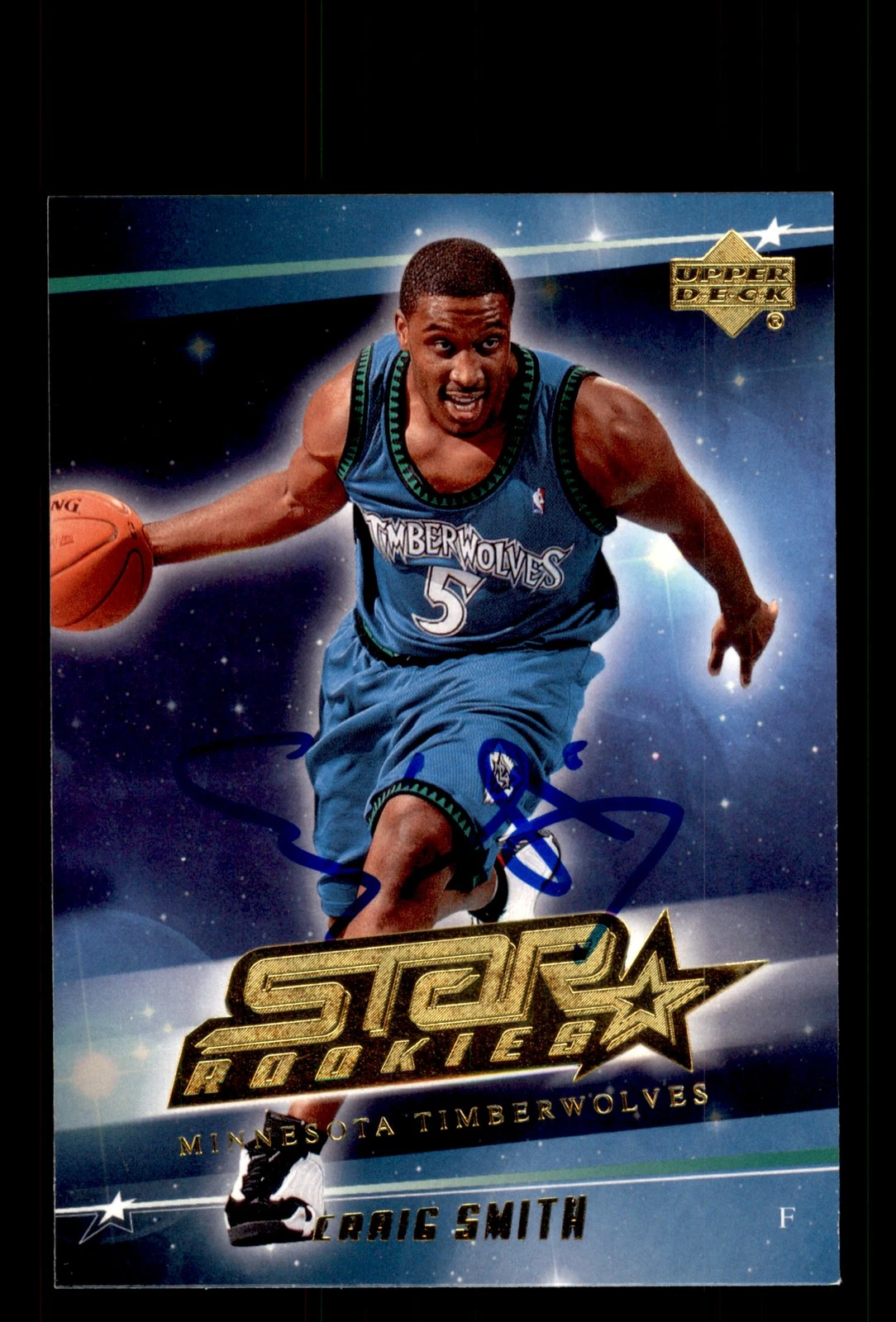 Signed Basketball Card Auto Craig Smith 2006-07 Upper Deck #234 Timberwolves