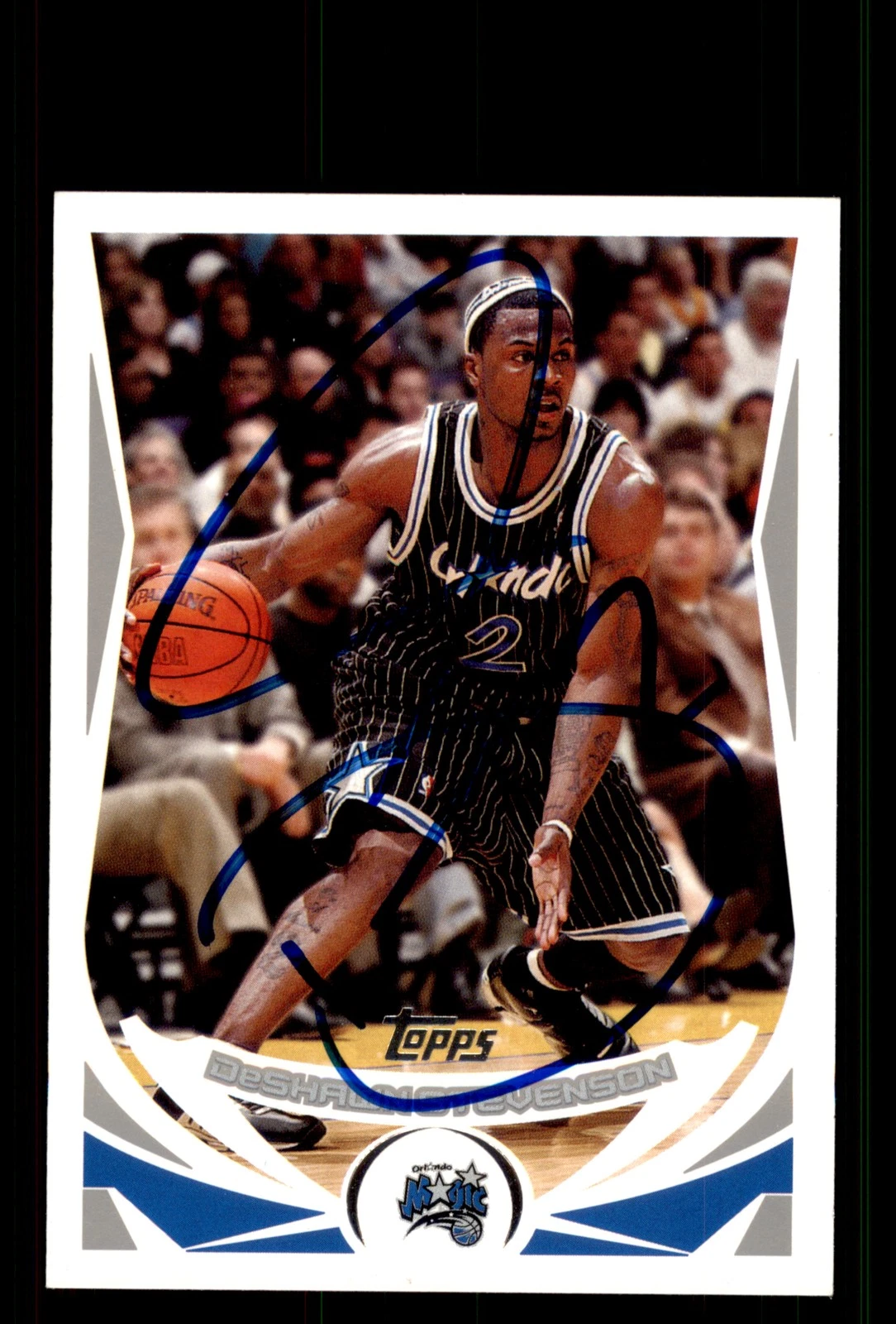 Signed Basketball Card Auto DeShawn Stevenson 2004-05 Topps #22 Orlando Magic