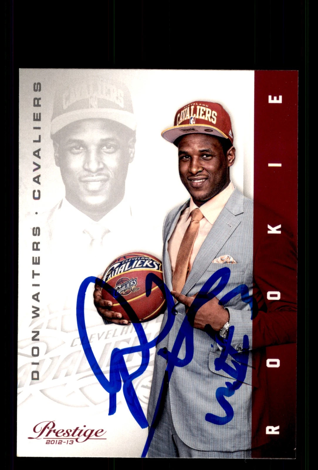 Signed Basketball Card Auto Dion Waiters 2012-13 Panini Prestige #213 Cavaliers