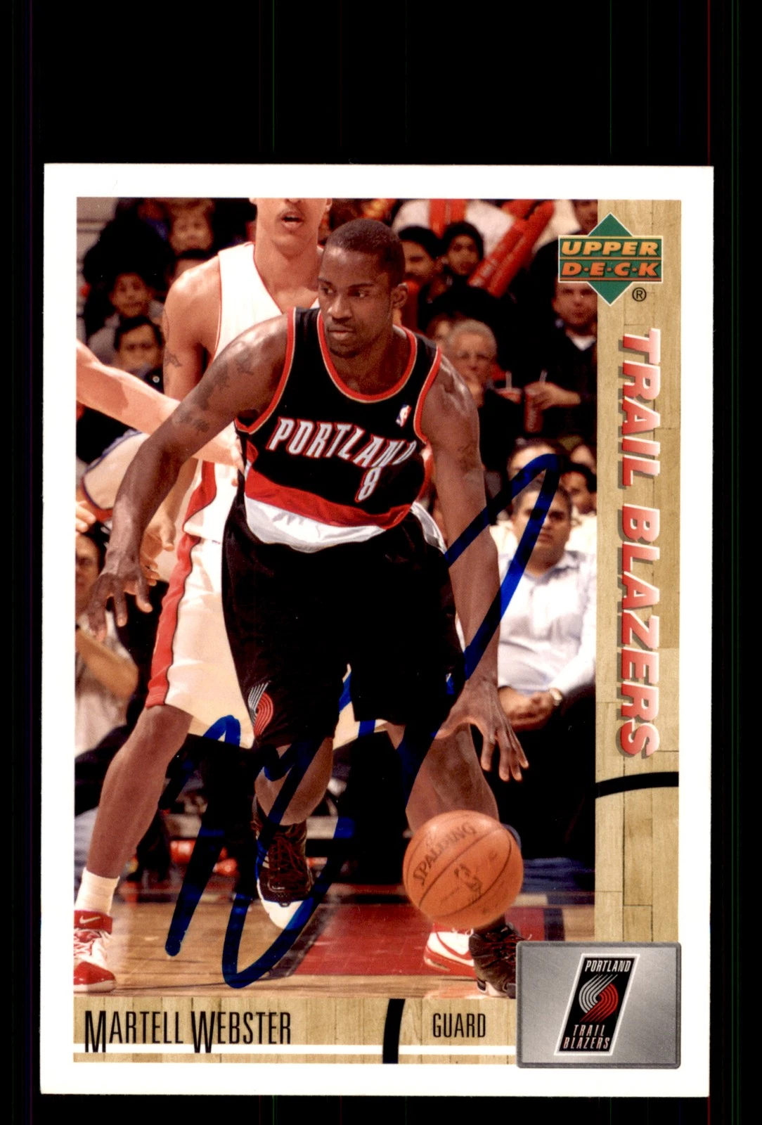 Signed Basketball Card Auto Martell Webster 2008-09 Upper Deck Lineage #154