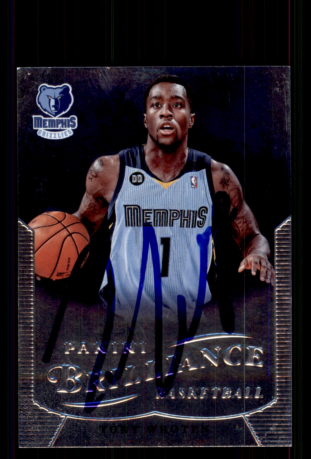 Signed Basketball Card Auto Tony Wroten 2012-13 Panini Brilliance #280