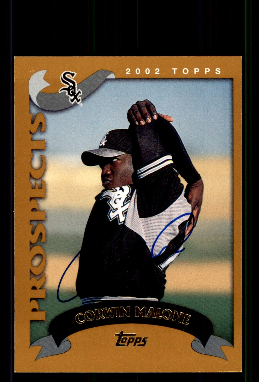 Signed Baseball Card Auto Corwin Malone 2002 Topps Traded #T224 White Sox