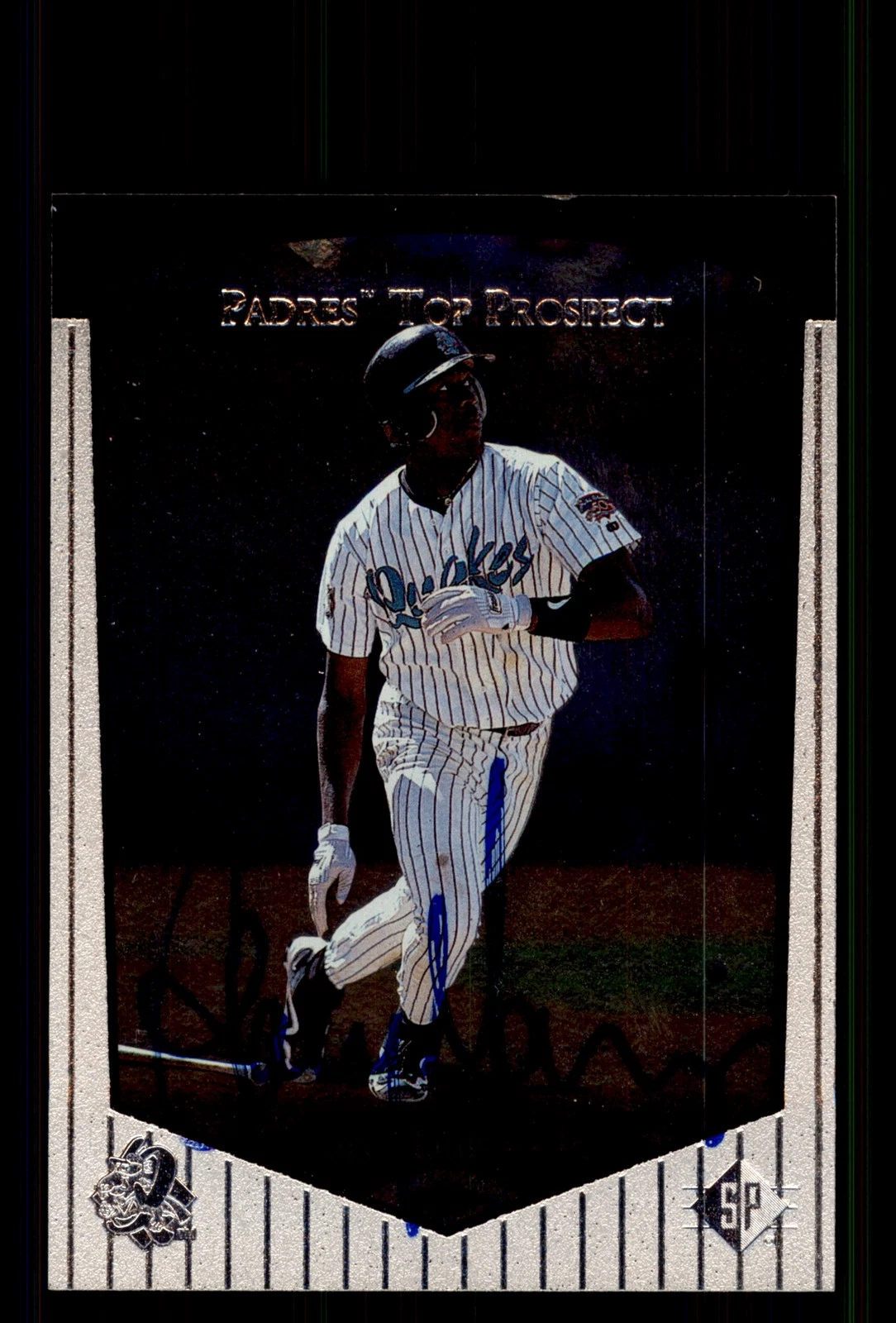 Signed Baseball Card Auto Gary Matthews Jr. 1998 SP Top Prospects #109 Quakes