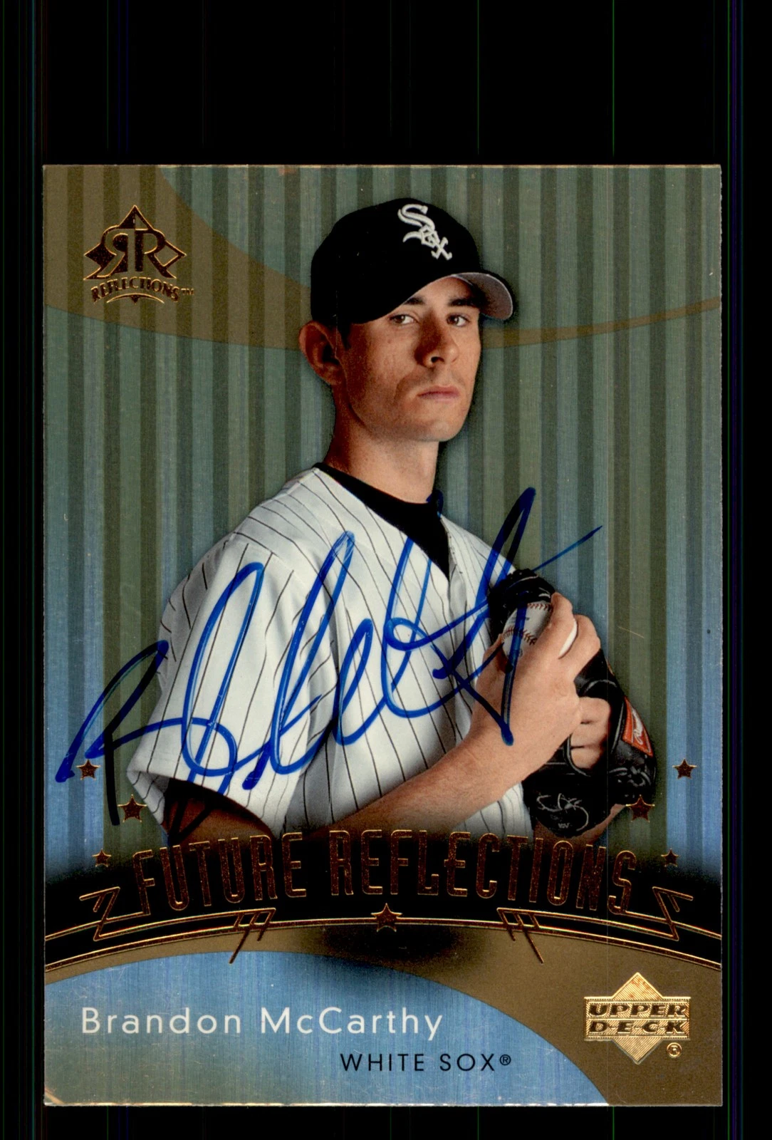 Signed Baseball Card Auto Brandon McCarthy 2005 Upper Deck Reflections #206