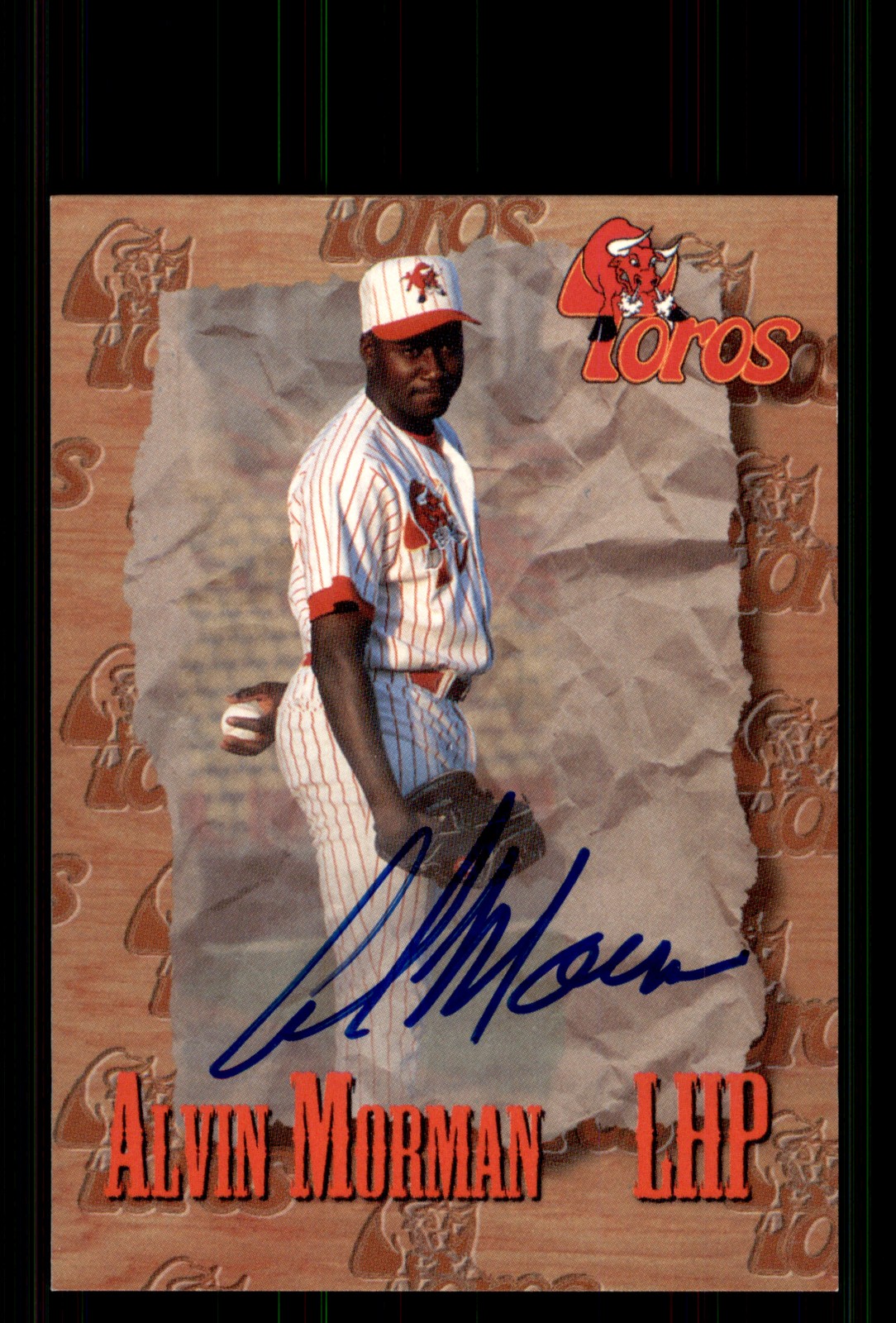 Signed Baseball Card Auto Alvin Morman 1995 Tucson Toros #17 Tucson Toros