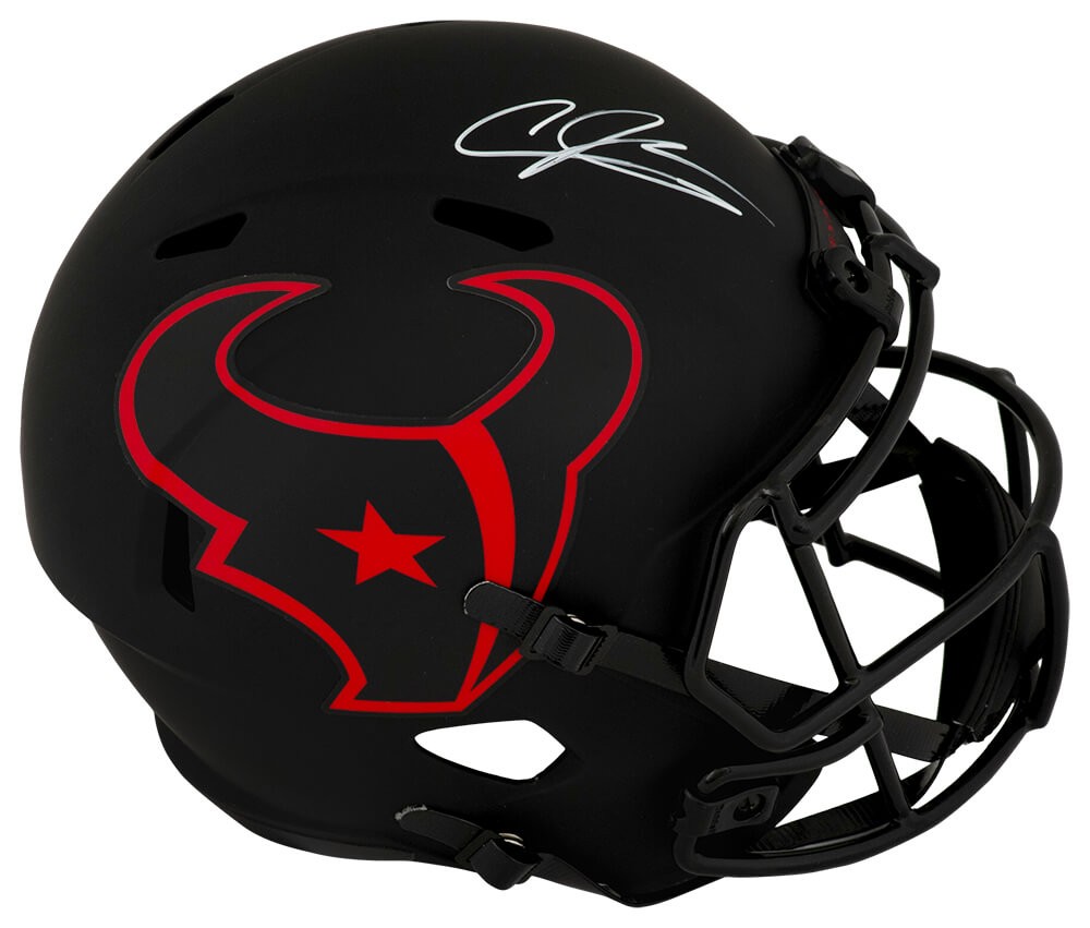 Andre Johnson Signed Texans ECLIPSE Riddell Full Size Replica Helmet - (SS COA)