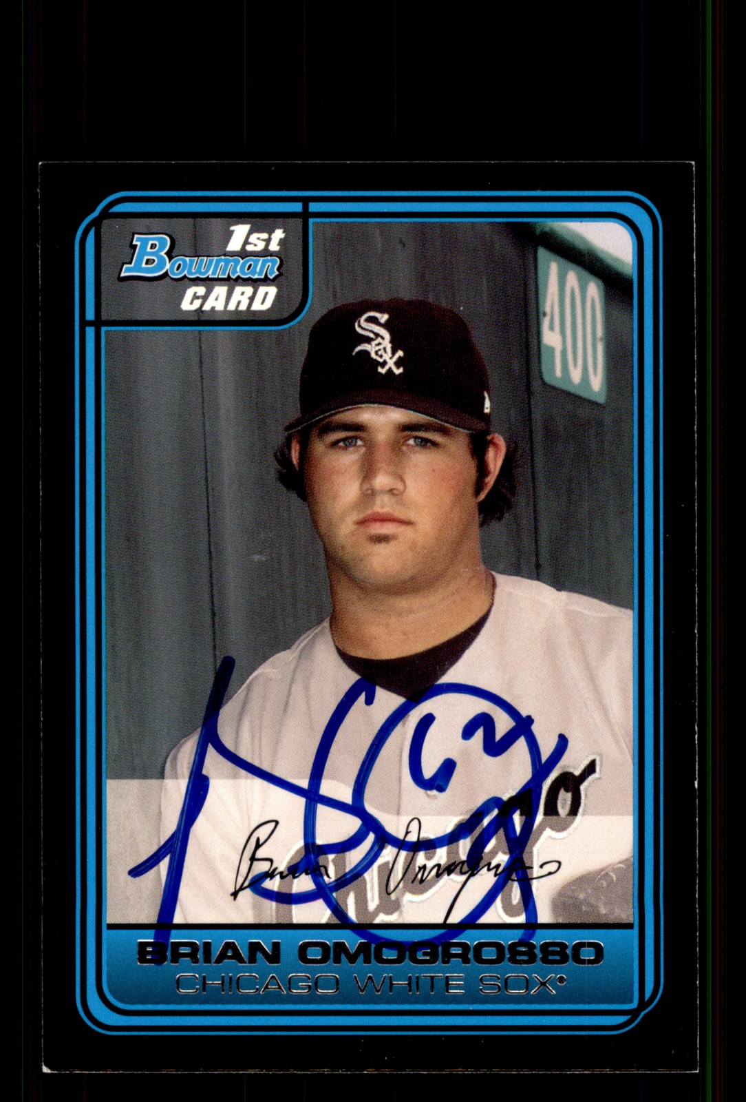 Signed Baseball Card Auto Brian Omogrosso 2006 Bowman #DP45 White Sox