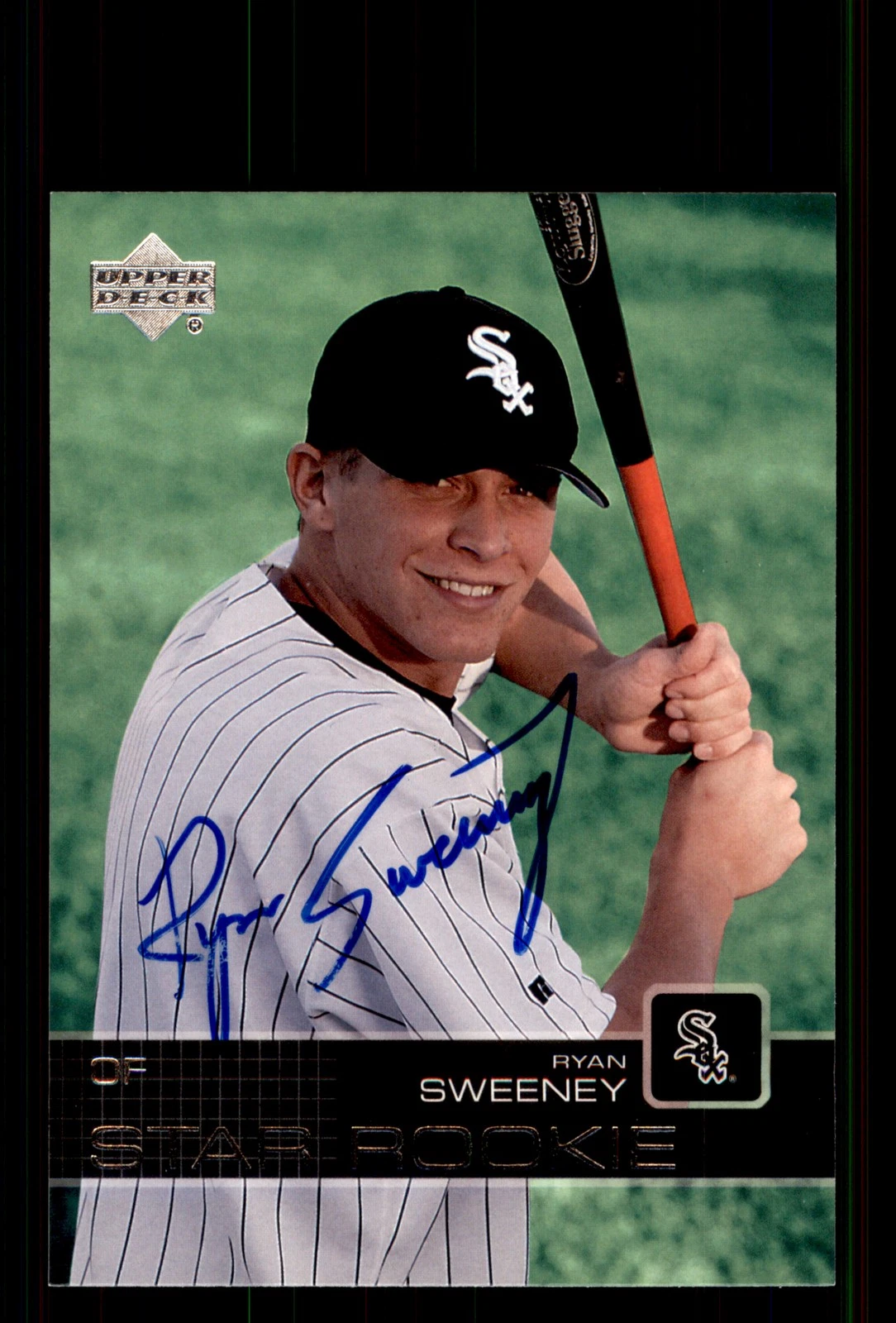 Signed Baseball Card Auto Ryan Sweeney 2003 Upper Deck Prospect Premieres #52