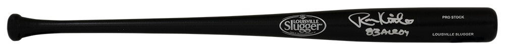 Ron Kittle Signed Louisville Slugger Pro Black Baseball Bat w/83 AL ROY (SS COA)