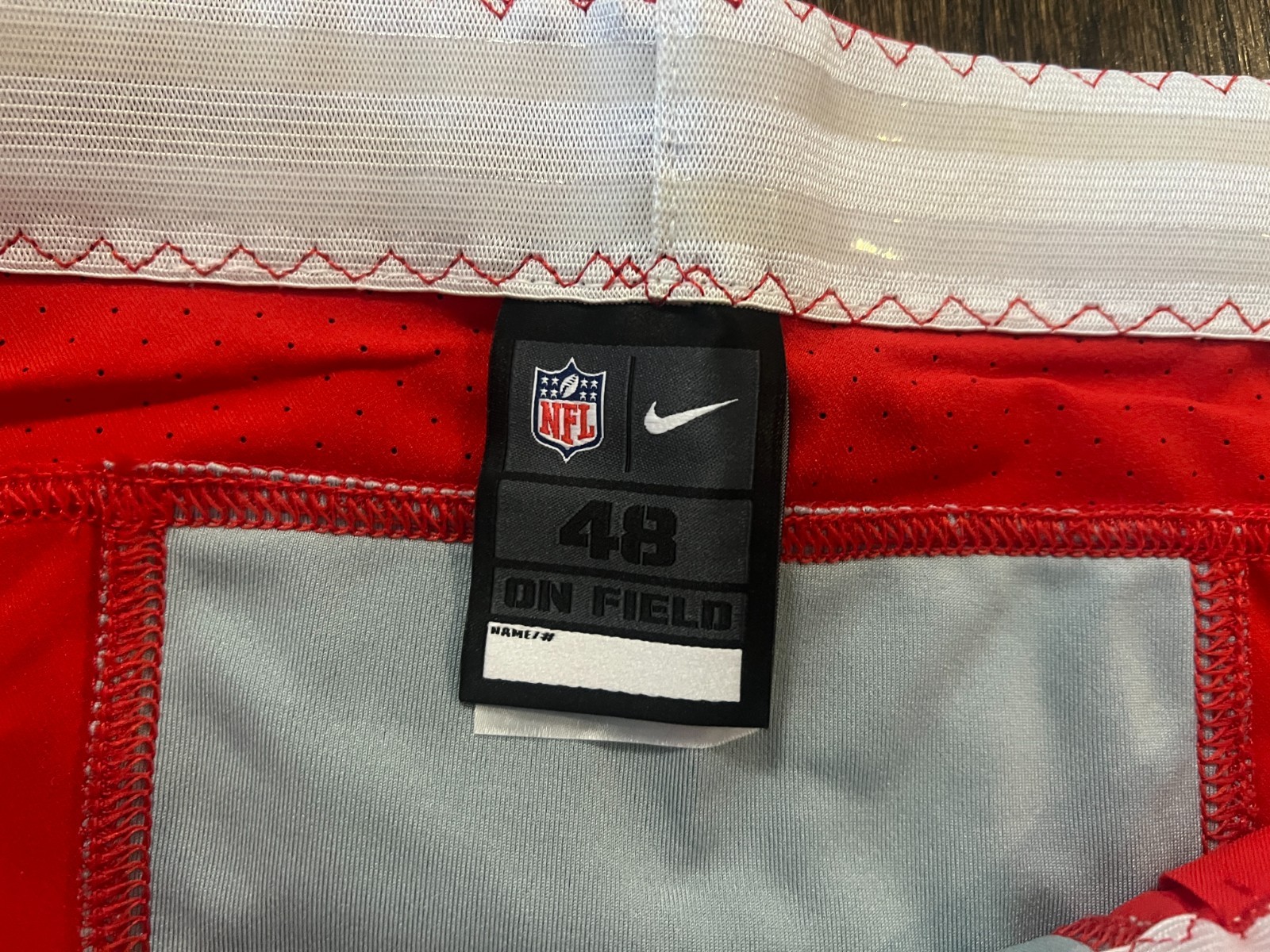 2020 GAME ISSUED KANSAS CITY CHIEFS FOOTBALL PANTS * NOT USED * RED SIZE 48