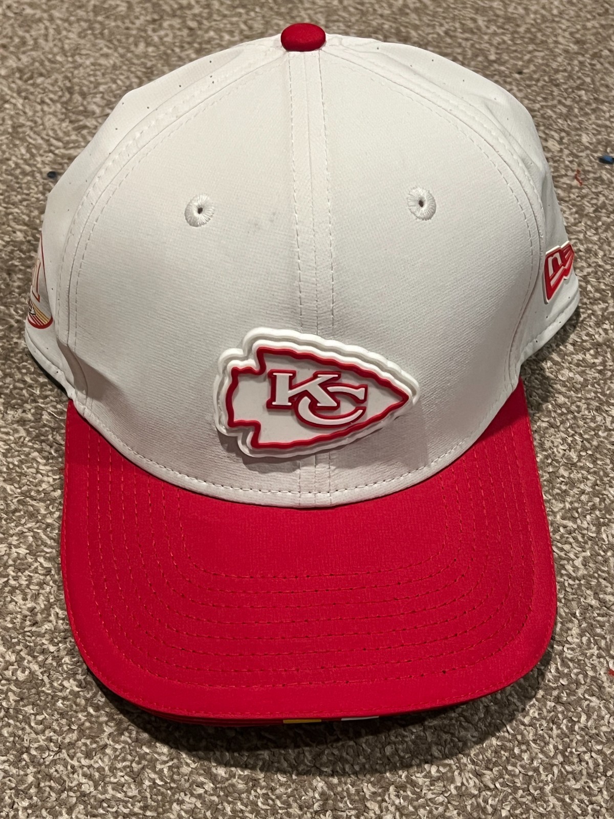 FELIX ANUDIKE-UZOMAH GAME USED FOOTBALL HAT KANSAS CITY CHIEFS SNAPBACK 2025