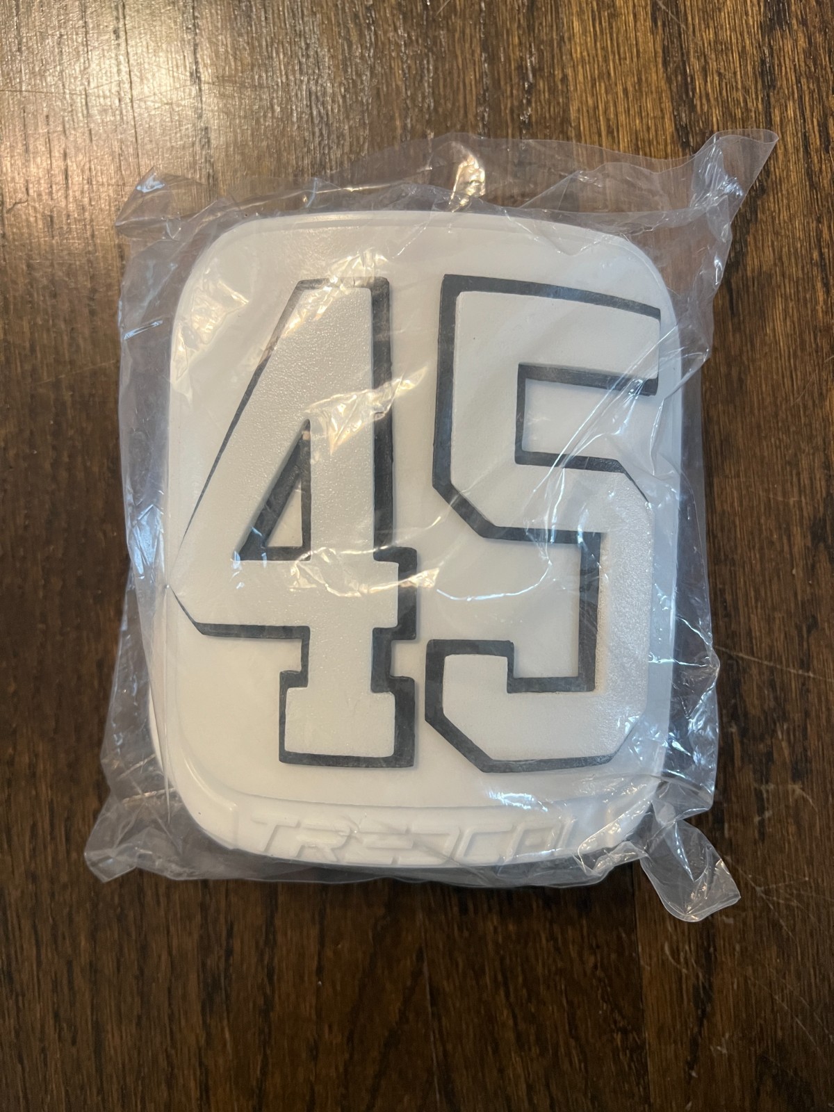 KANSAS CITY CHIEFS LOGO TEAM GAME ISSUED FOOTBALL THIGH PADS #45