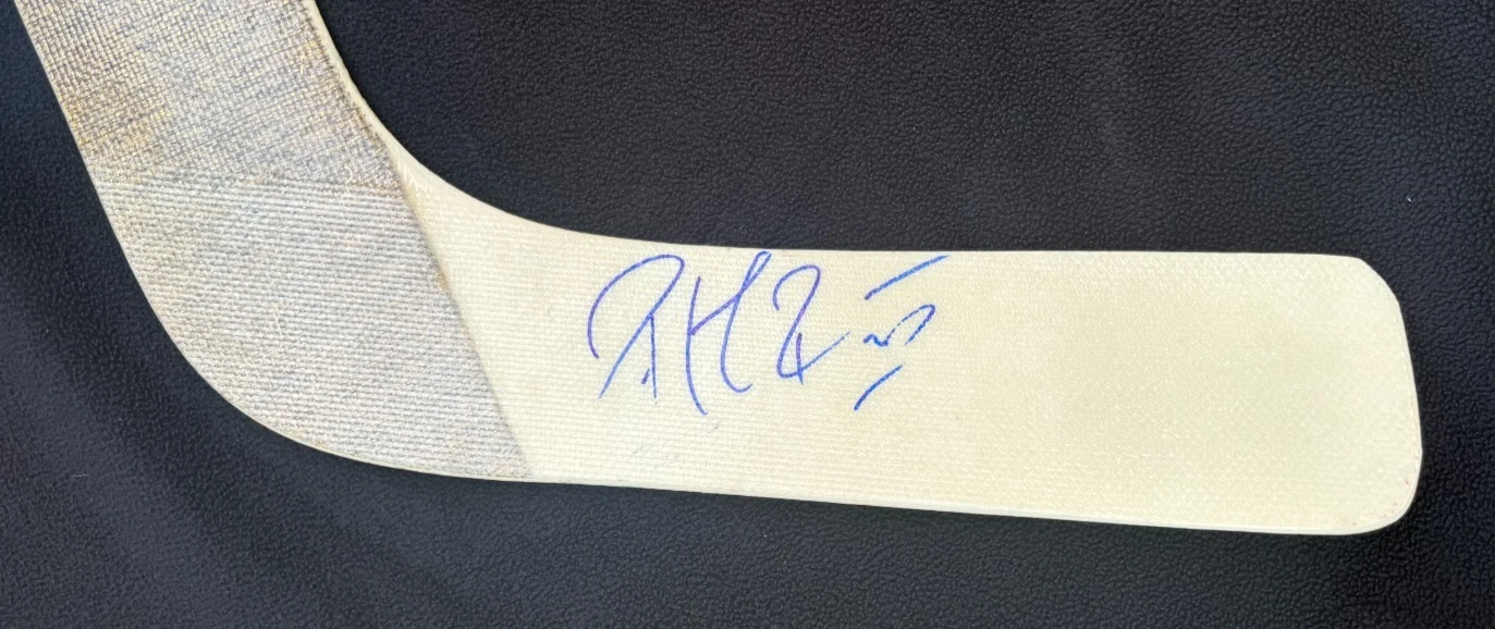 Patrick Roy Signed Colorado Avalanche KOHO Blonde Goalie Stick JSA COA