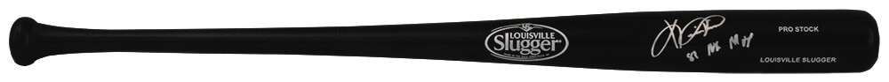 Kevin Mitchell Signed Louisville Slugger Pro Black Baseball Bat w/MVP - (SS COA)