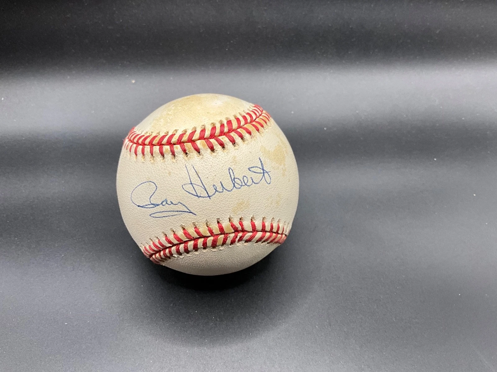 Ray Herbert Signed Baseball Philadelphia Phillies NL Beckett holo Auto Ball