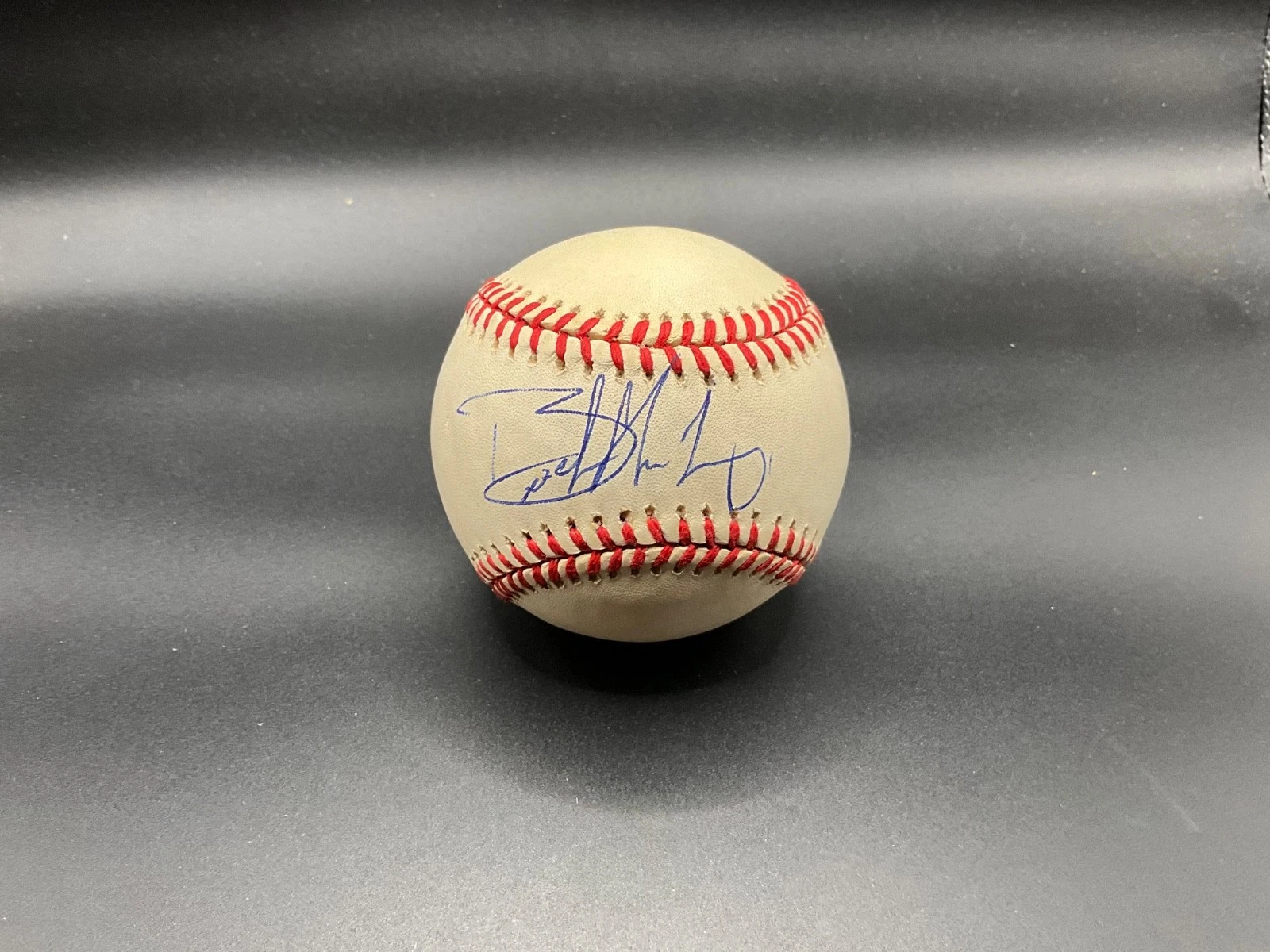 Butch Huskey Signed Baseball Mets Red Sox Twins Mariners Rockies Beckett Auto NL