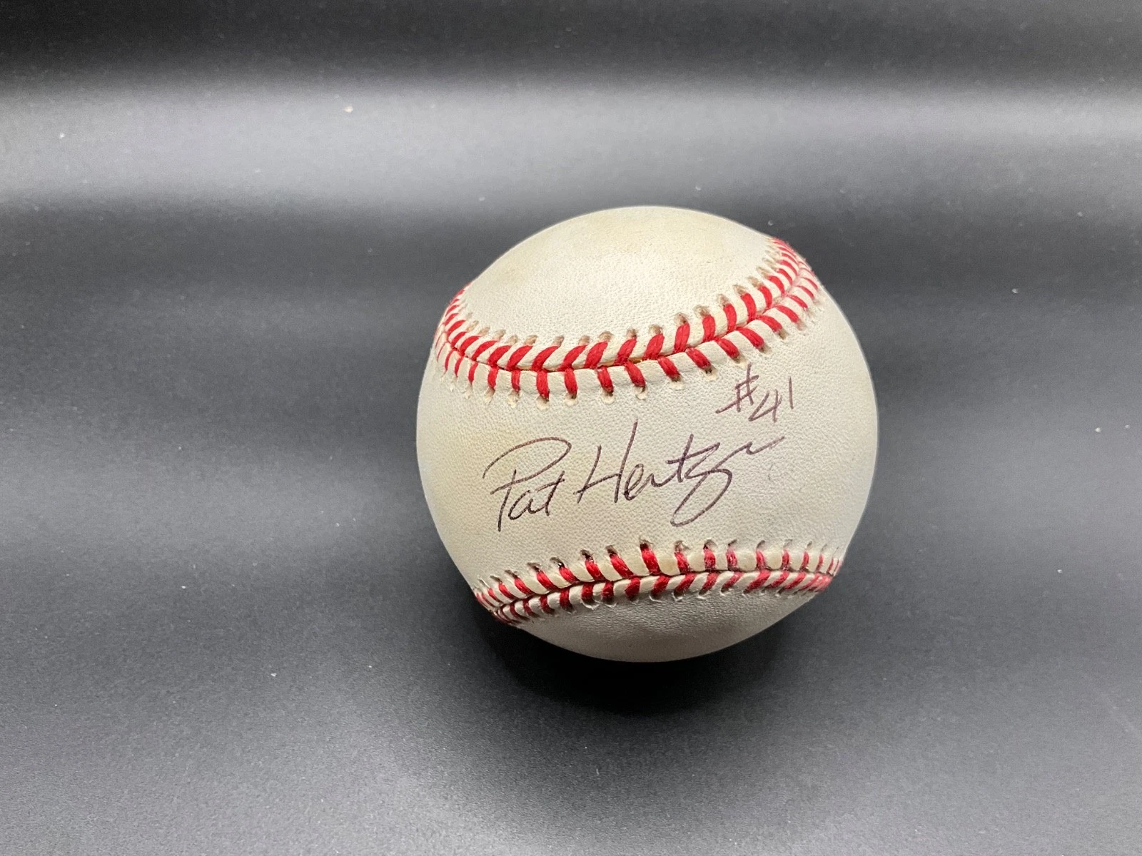 Pat Hentgen #41 Signed Baseball Blue Jays Orioles Cardinals Auto Ball Beckett