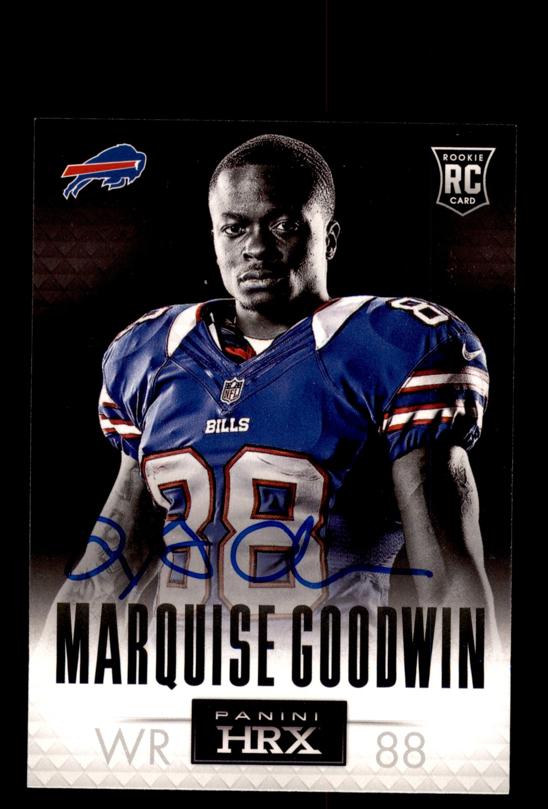 Signed Football Card Auto Marquise Goodwin 2013 Panini Prizm #6 Buffalo Bills