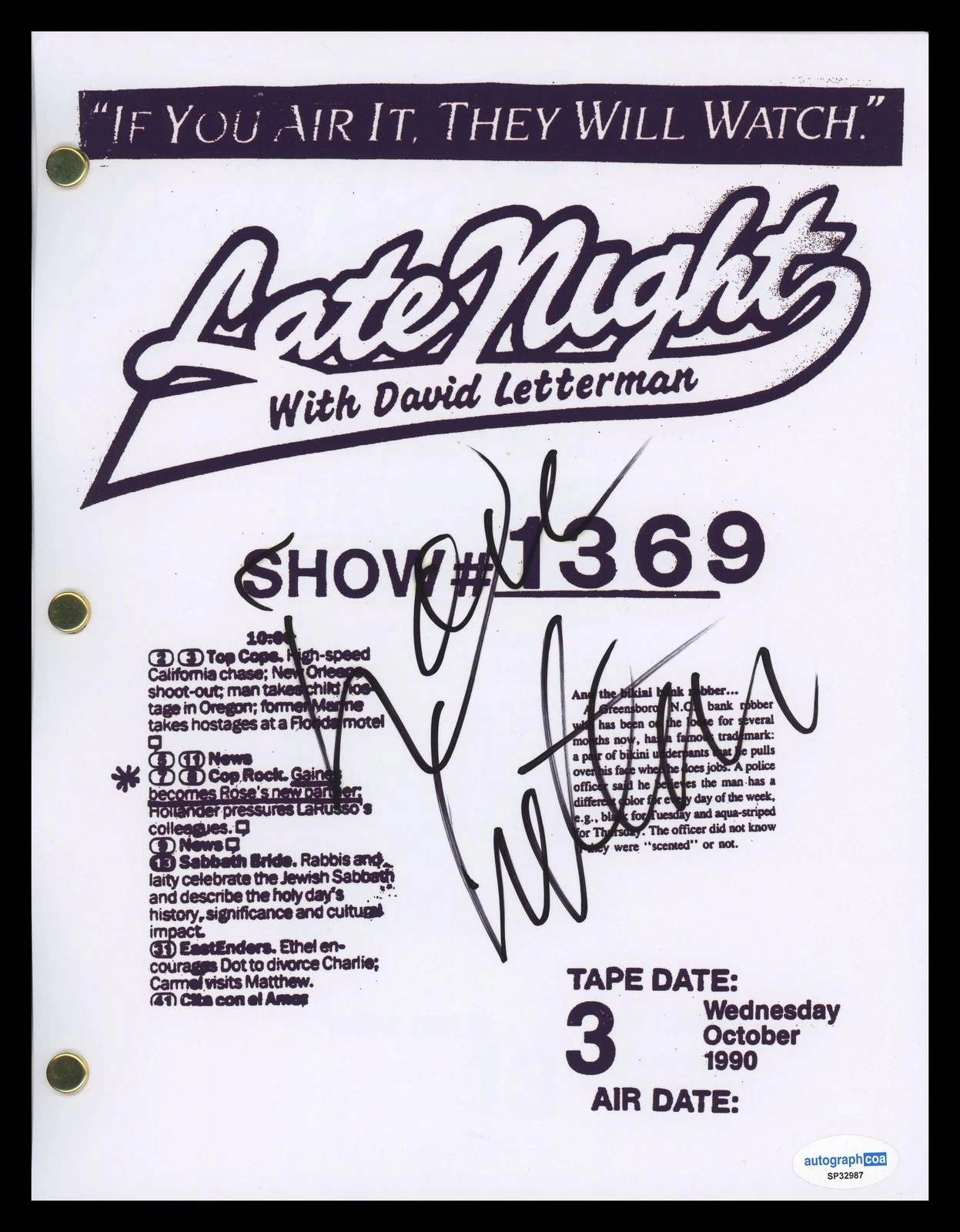 David Letterman 