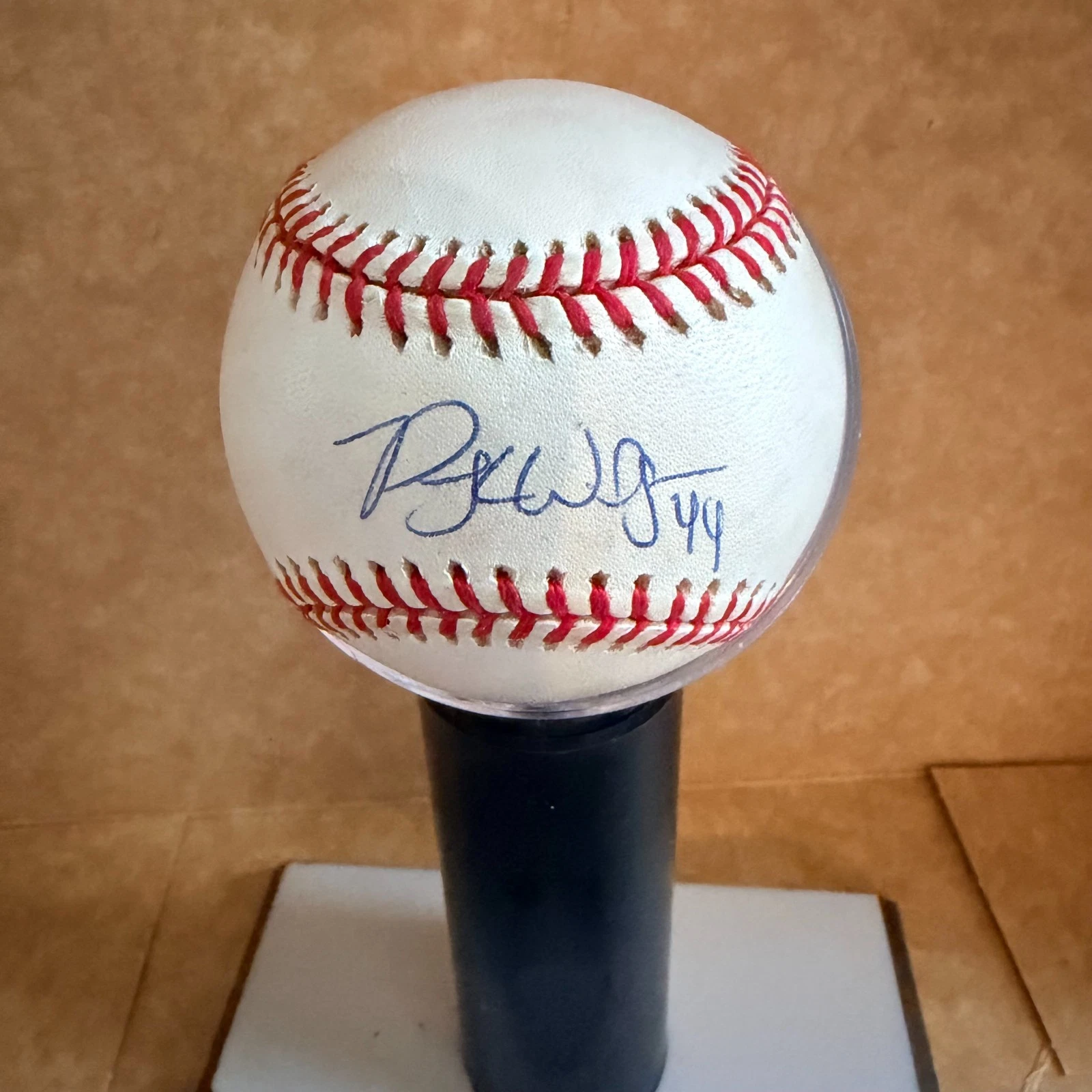 PRESTON WILSON CARDINALS/METS SIGNED AUTOGRAPHED N.L. BASEBALL BECKETT AUTH