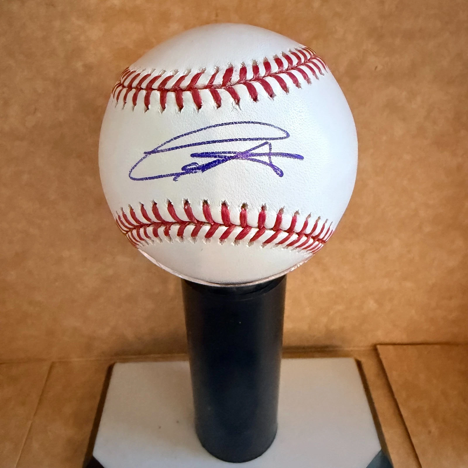 CARSON WILLIAMS TAMPA BAY RAYS  AUTOGRAPHED M.L. BASEBALL BECKETT AUTH