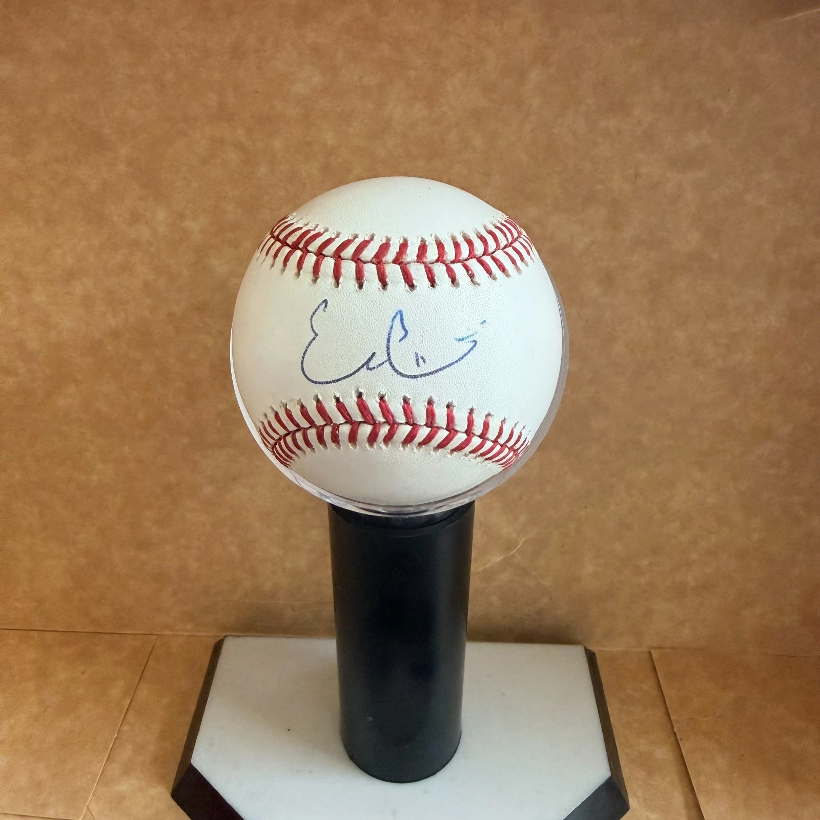 EVAN GATTIS ATLANTA BRAVES SIGNED AUTOGRAPHED M.L. BASEBALL JSA AUTH
